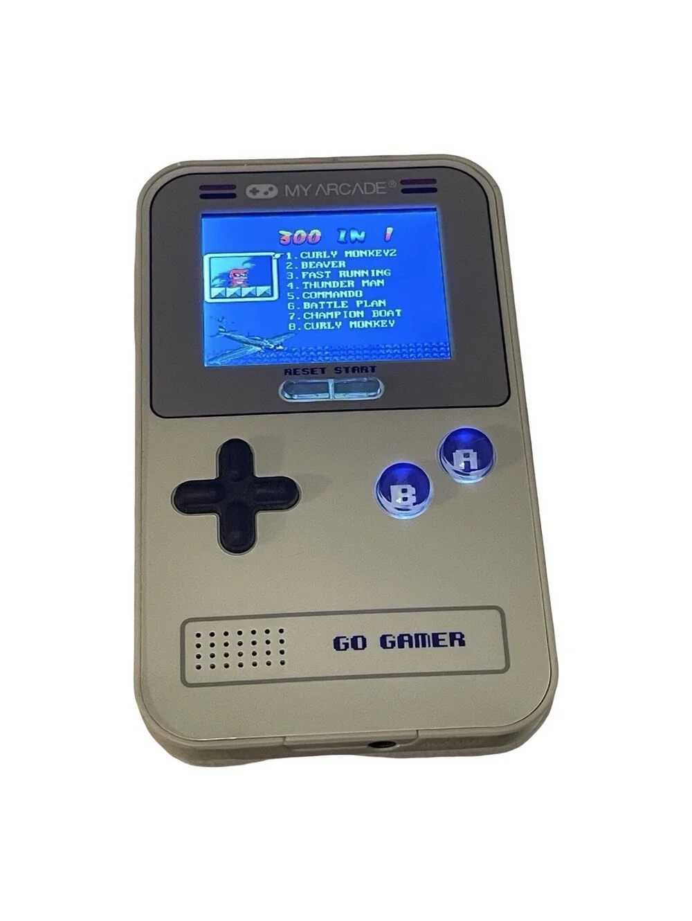 My Arcade Go Gamer Portable Handheld Console 300 Retro Games Color Screen TESTED